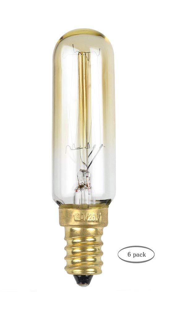 Urbanest T20 Squirrel Cage Edison Bulb, 3-inch Long, 25 Watt, E12 Base