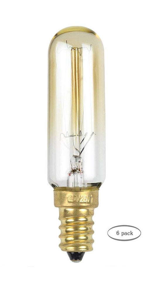 Urbanest T20 Squirrel Cage Edison Bulb, 3-inch Long, 25 Watt, E12 Base